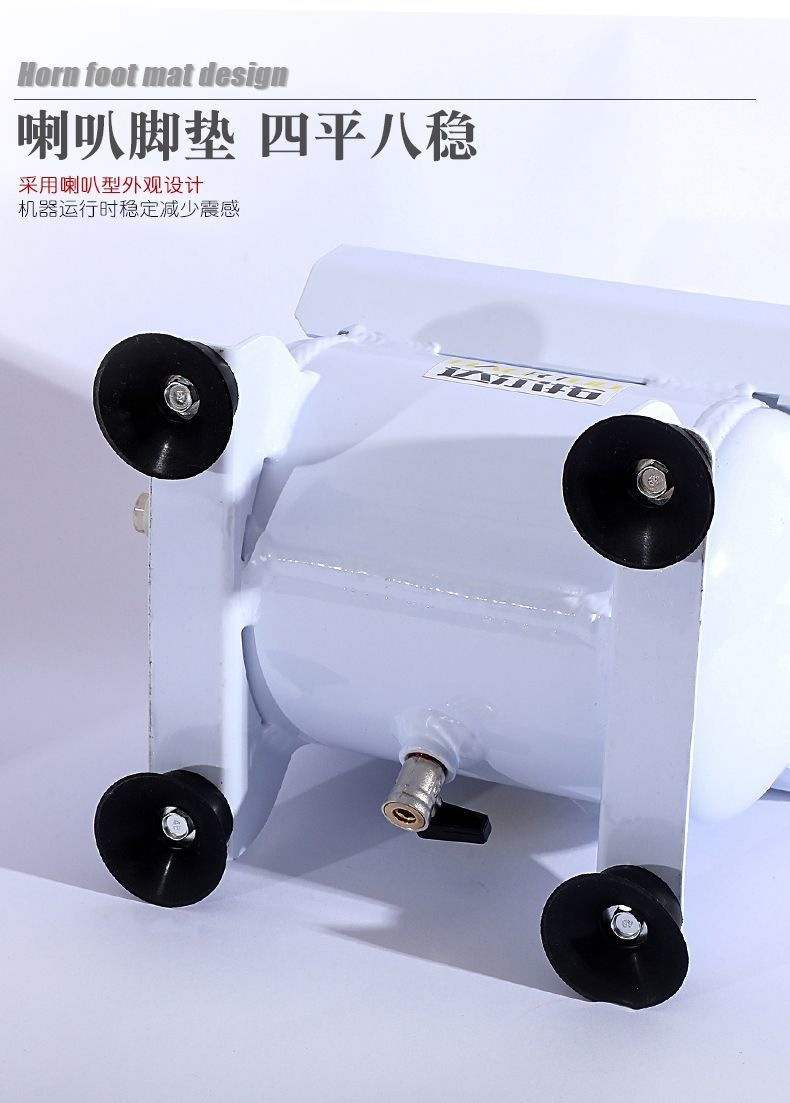 Dartuo portable air compressor, oil-free, low-noise, 220V, for woodworking and home use, small air compressor
