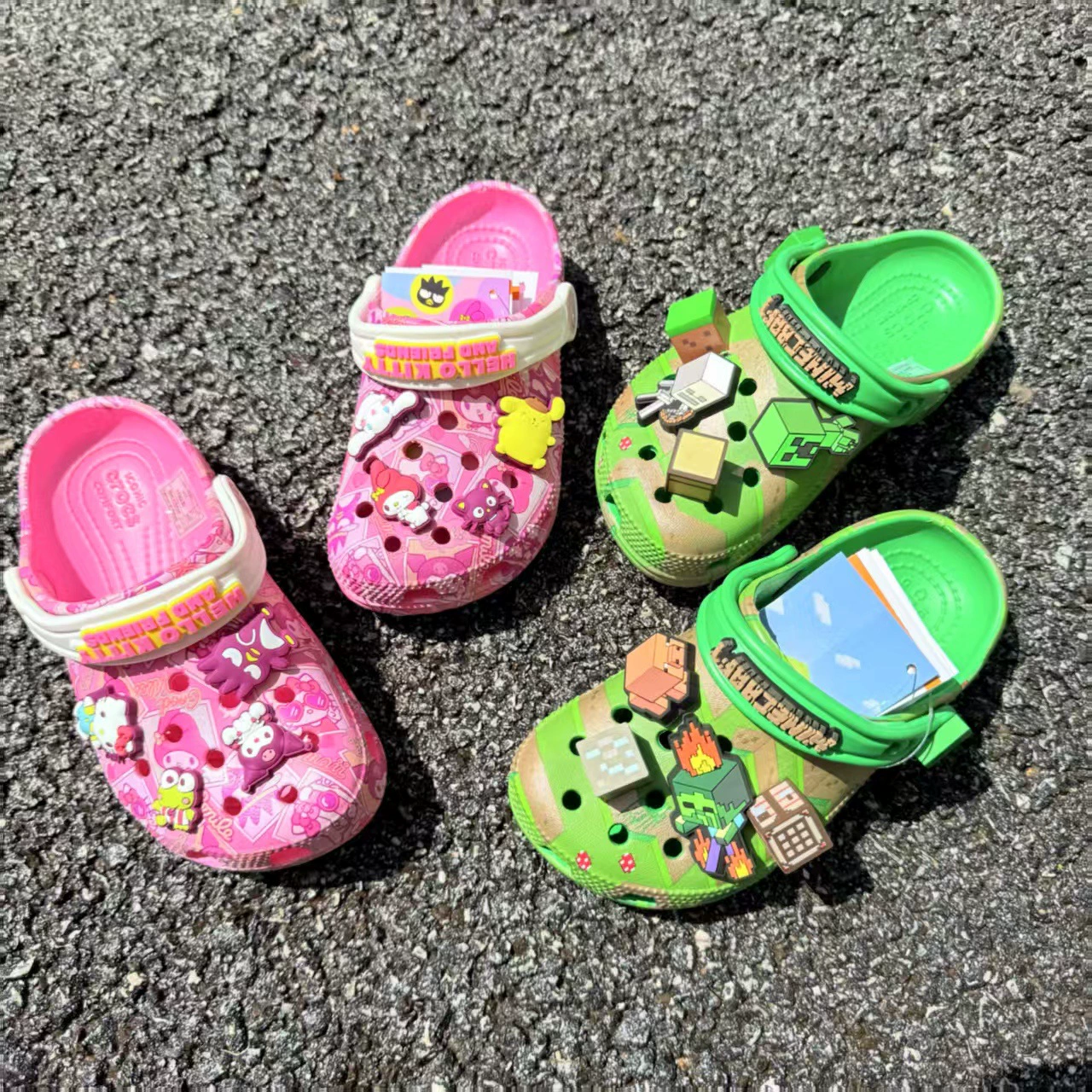 Детская обувь CRO «Крокодил», повседневные нескользящие пляжные сандалии Baotou на мягкой подошве «Мой мир», оптовая продажа, дропшиппинг