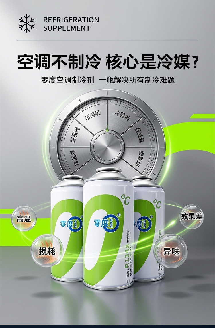134a genuine refrigerant for car air conditioning, environmentally friendly refrigerant, universal Freon ice refrigerant