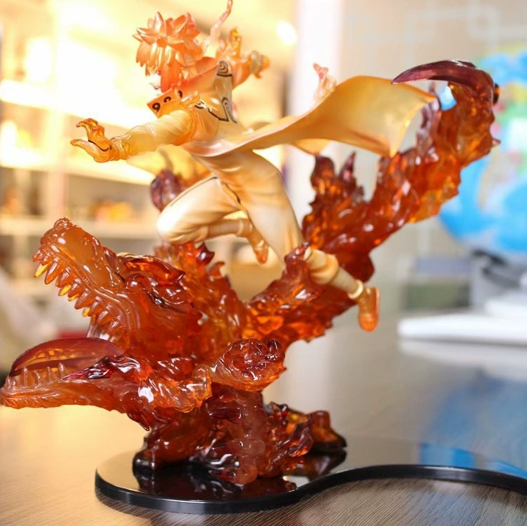 Naruto Susanoo zero flame Naruto Minato Kakashi bond figure