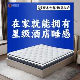 五星级酒店床垫乳胶记忆棉独立袋弹簧床垫家用民宿席梦思冰丝面料