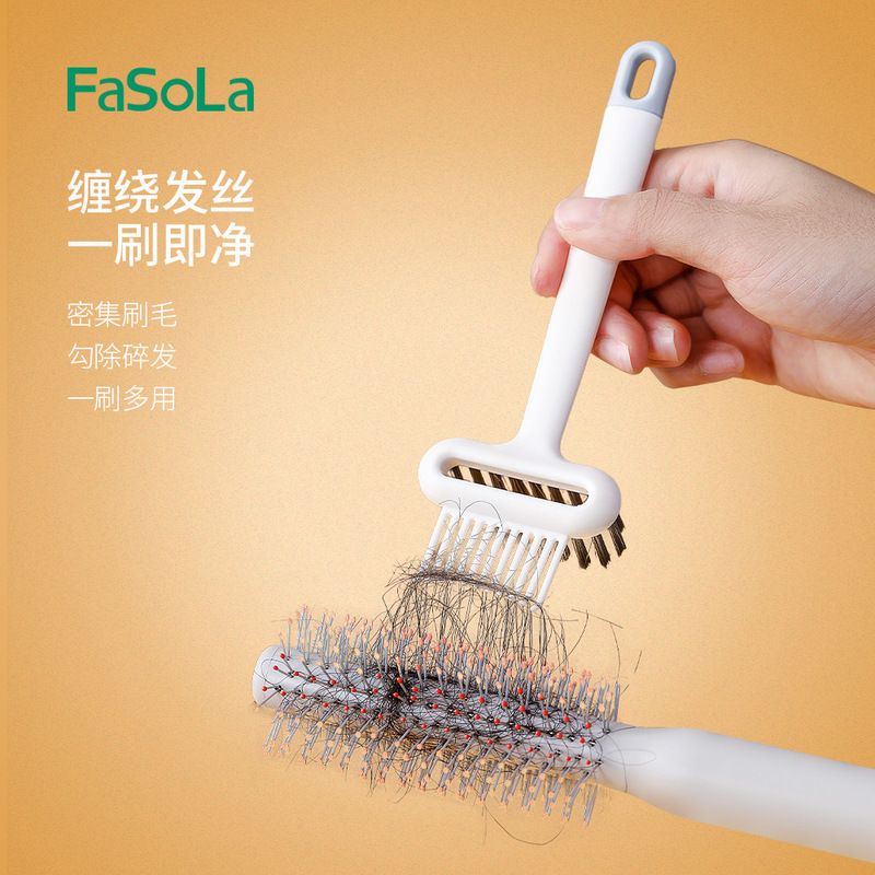 FaSoLa air cushion comb cleaning brush comb cleaning Claw tool cleaning hair cleaner curling hair comb cleaning brush