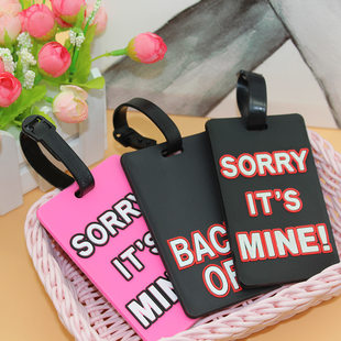 Luggage tag PVC, suitcase from soft rubber, luggage airplane, direct factory sales