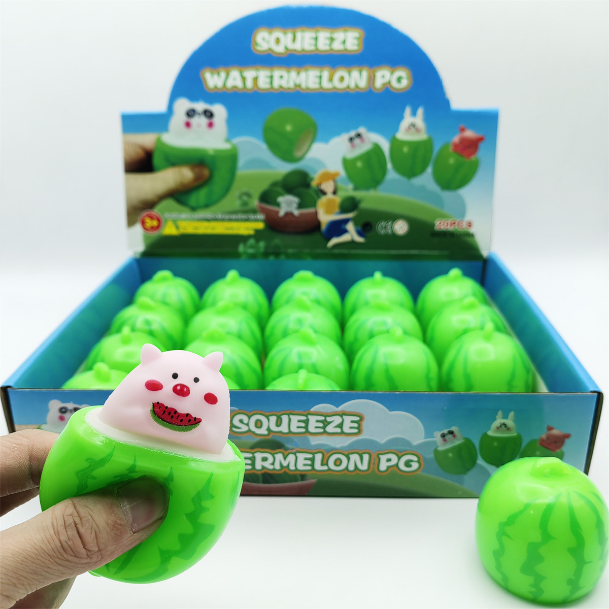 Арбуз свиньи зажимает музыку