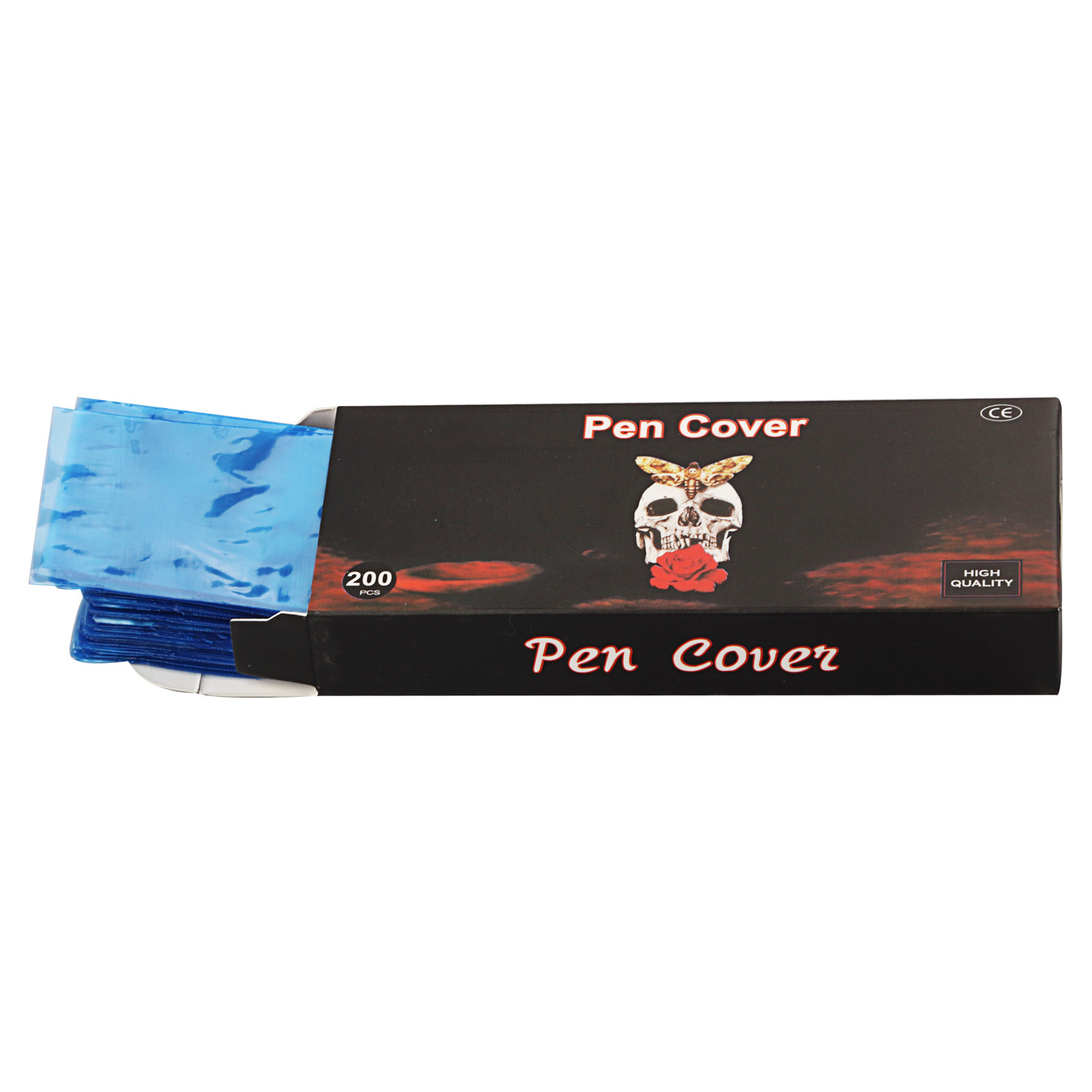Accesorios para máquinas de tatuaje, bolsas protectoras desechables, fundas para máquinas de tatuaje, consumibles para tatuajes, herramientas para tatuajes, 200 fundas protectoras