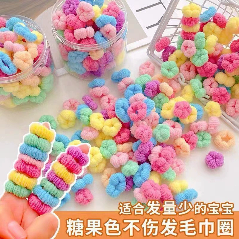 Детский эластичный хвостик-резинка, безопасная резинка для плетения волос, чехол, без повреждения волос, интернет-хит