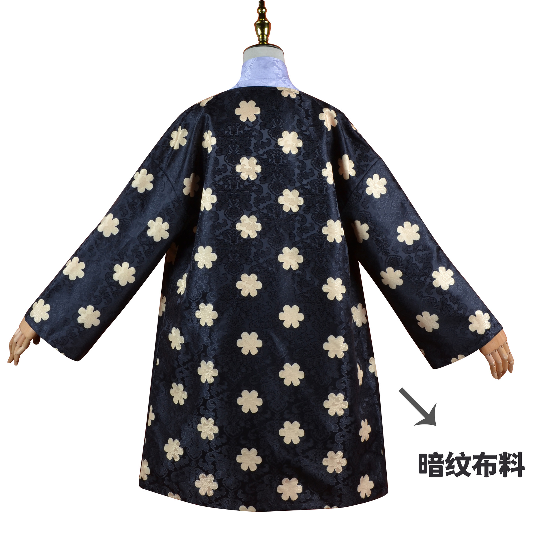 Una pieza Ghost Island capítulo oscuro patrón Robin kimono cos ropa secundaria anime Nicole Robin Cosplay ropa