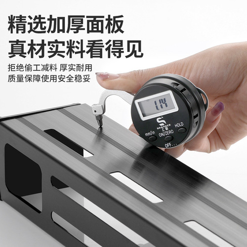 Hole-free thickened space aluminum knife holder kitchenware wall-mounted multi-purpose kitchen towel holder factory direct supply