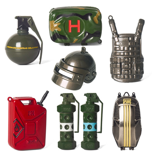 Factory direct supply of low-price game peripheral weapons, three-level head, three-level armor package alloy model