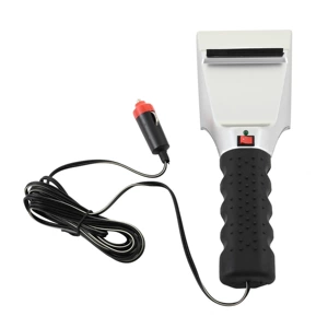 Avtomobil Üçün Qızdırılan Şüşə Qar Kürəyi 12V, Buz Təmizləyici, Çoxfunksiyalı