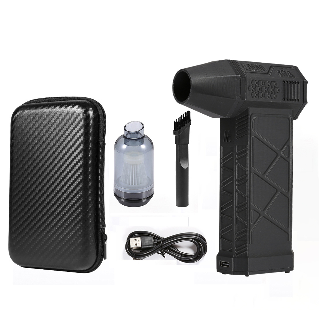 (검은색) LMM 폭력 팬 + 진공 키트