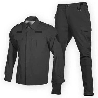 Instructors Plush Quick drying Autumn and winter Security uniform suit Plush Inside multi-function train Physical fitness