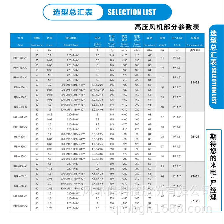 风机厂家型号吹吸两用双段环形高压无油鼓风机选型旋涡气泵RB系列
