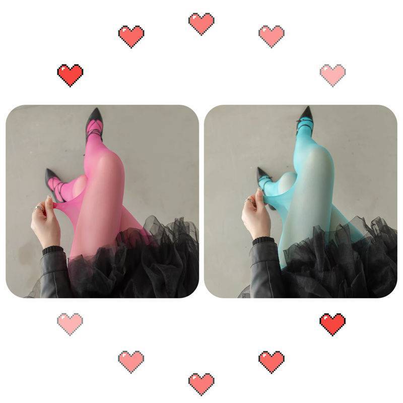 2 pack [rose red + green] stockings