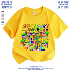 新品ファッションカジュアルリズムボックススプリントアンキーゲームアニメグッズ男女児童学生服tシャツ