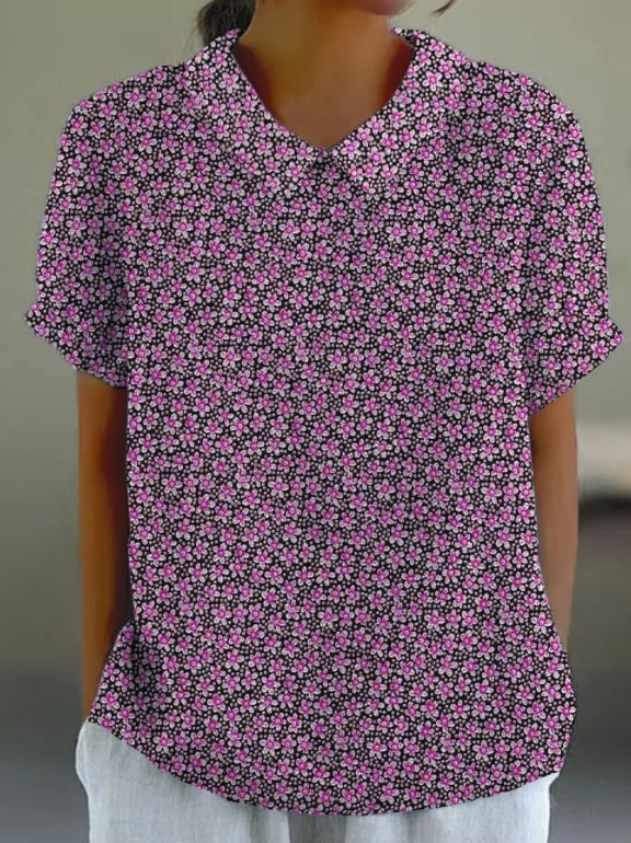 Fuente de fábrica de comercio exterior estación independiente de burbujas de verano monzón camisa de manga corta camisa de flores