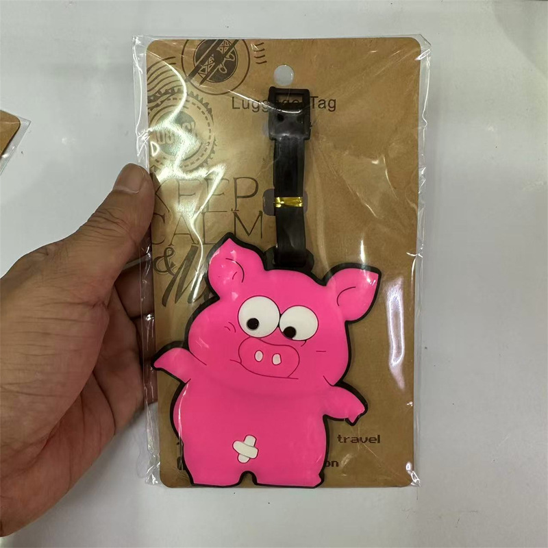 卡通动漫蜡笔小新史努比不二家行李牌旅行箱托运登机牌包包小挂件|undefined