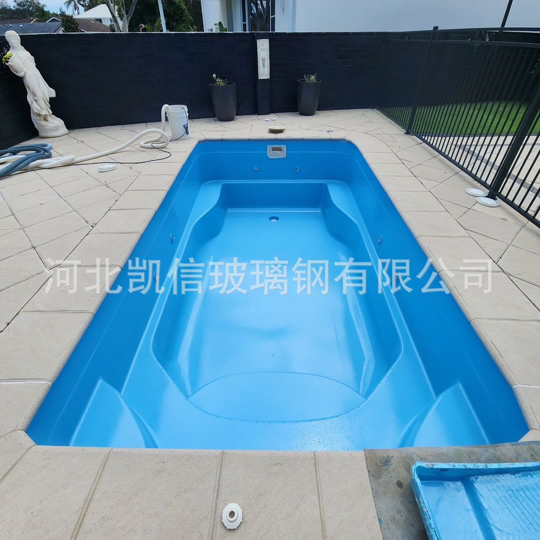 FRP hogar gran piscina villa al aire libre B & B sopa integral baño venta directa de fábrica al por mayor