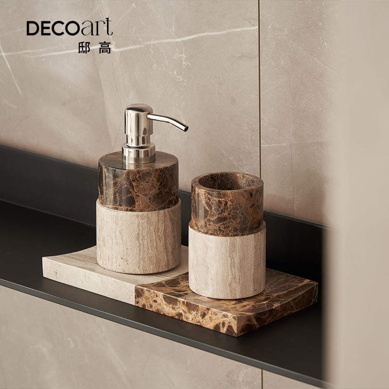 Hotel Clubhouse modelo de lujo baño baño conjunto de baño lavabo bandeja decoración del baño