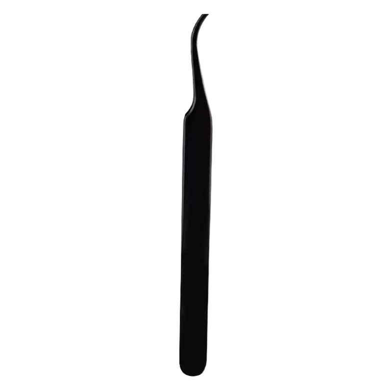 Hand Account Diary Curved Clip Grafting False Eyelash Tweezers Eyelash Tools Eyelash Auxiliary Stainless Steel False Eyelash Clip