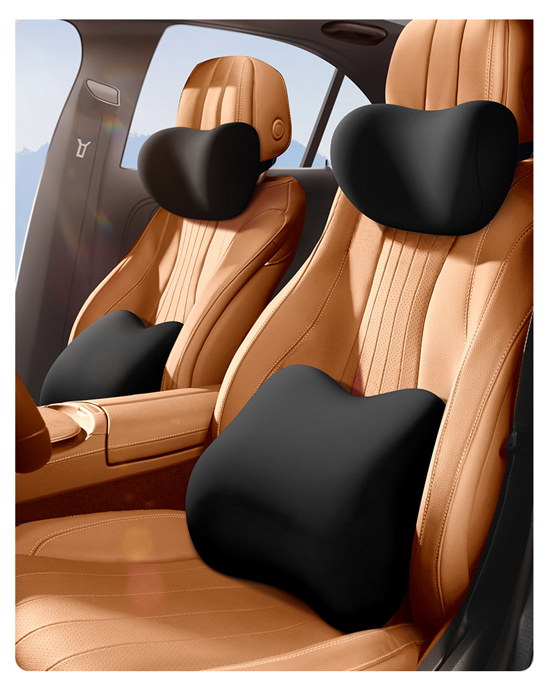 Car waist cushion waist support driving seat support car waist pillow office sedentary cushion can be printed logo