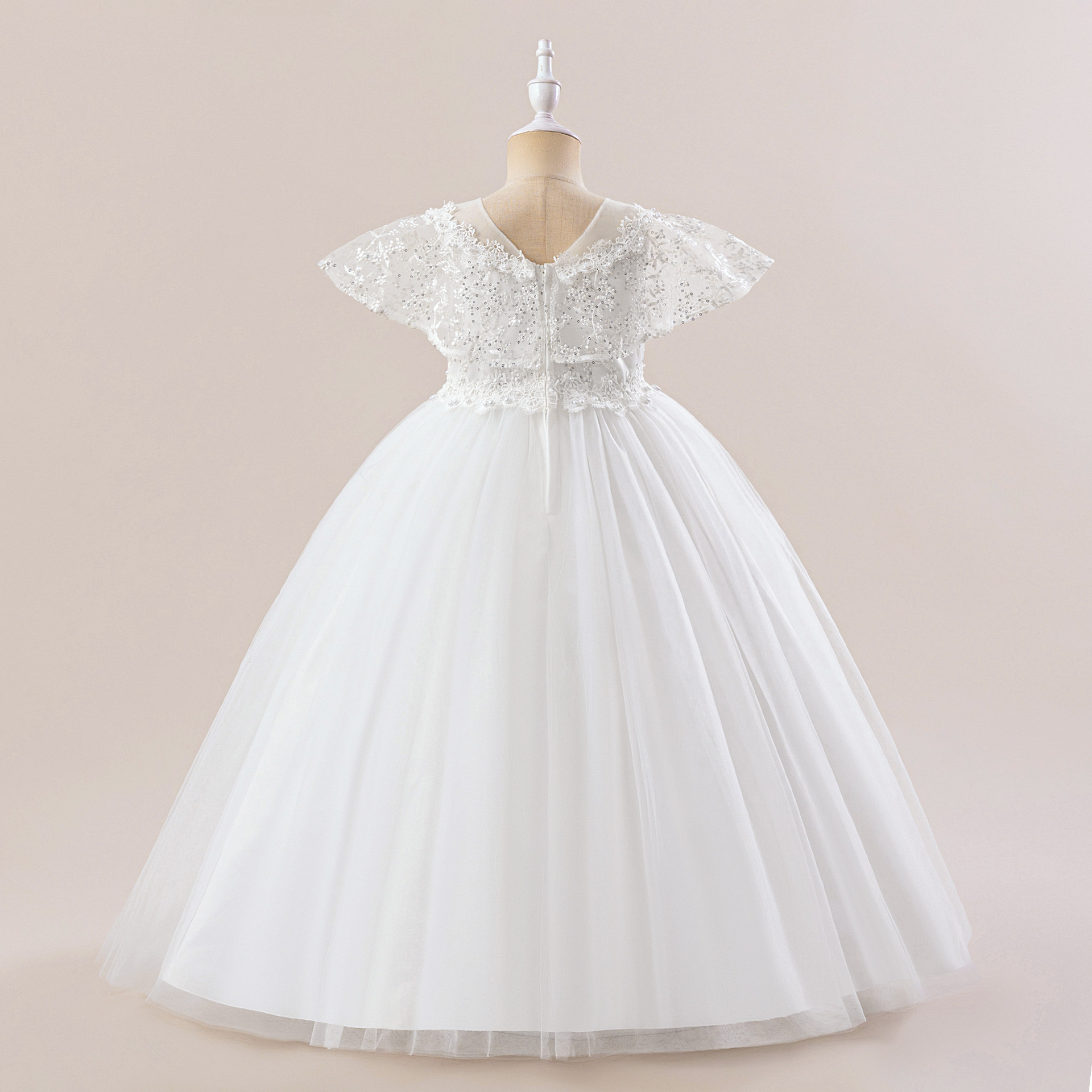 Niña vestido de princesa niña vestido de boda vestido de flores niñas vestido de noche vestido de piano desfile