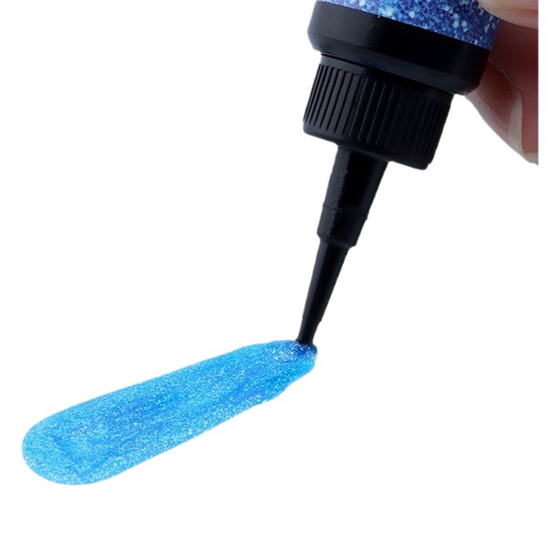 QIAOQIAODIY24 color UV diamante flash color pegamento color epoxi joyería hecha a mano DIY color relleno UV curado