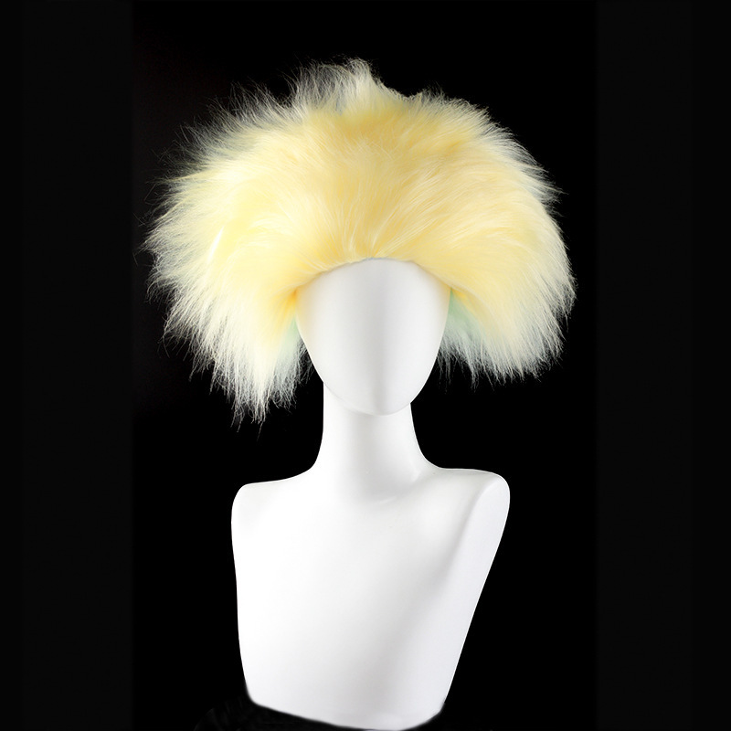 Halloween Christmas hairy magic elf hat hairy headband school cheer props sports decoration