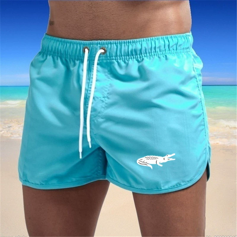 Модные пляжные многоцветные спортивные шорты, коллекция 2021, Aliexpress, полиэстер