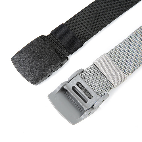 Outdoor belt men's metal-free tactical nylon belt student military training security canvas pants belt manufacturer