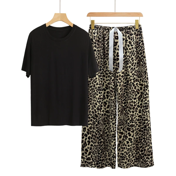 Black+yellow leopard print