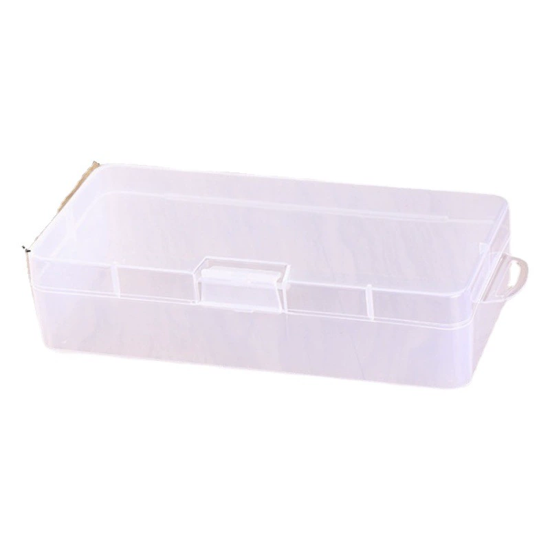 Пряжка пустая коробка-прозрачная покрытая коробка ювелирных изделий пластиковая коробка образца дисплей коробка ювелирных изделий горный хрусталь коробка