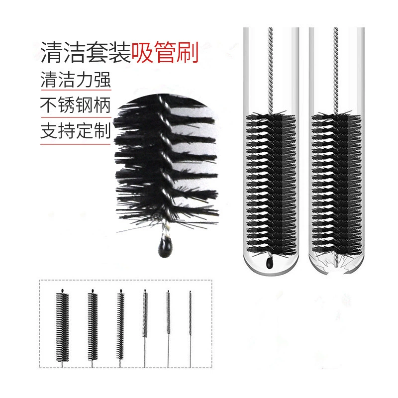  universal set stainless steel, brush, feeding bottle, straw, (Cross-border trading), 12 pieces