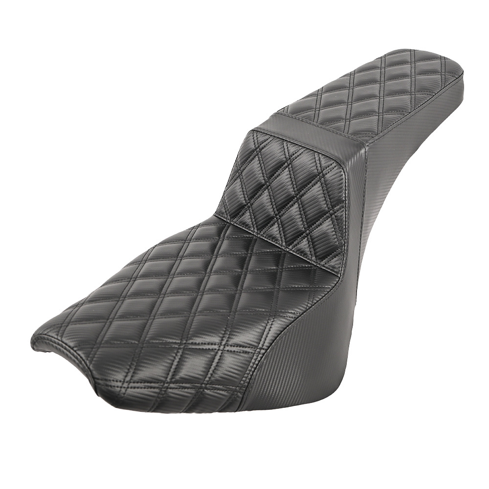 Motorcycle Seat Cushion Suitable for Harley 18+ Streetfighter, Standard Soft Tail Step Seat Cushion Market Model, Black