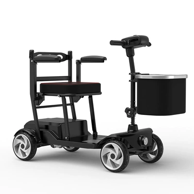 Light-Step Scooter for the Elderly, Four-Wheel Electric Folding, Lightweight Travel, Portable Battery Car for the Elderly (Qatlanan elektrik velosipedlər) - 10ah-lithium-battery-1-10pcs