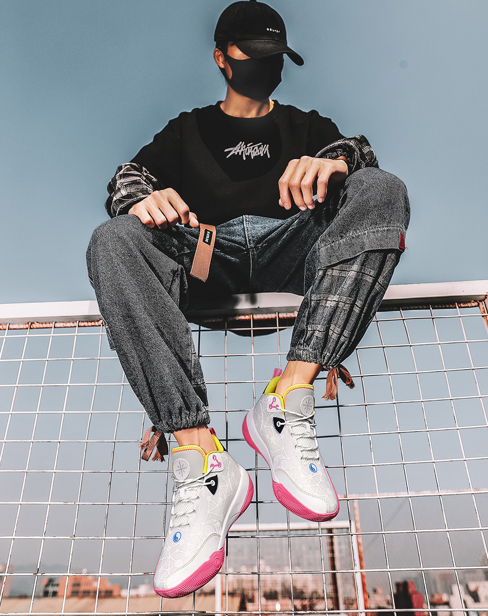 Mirage Basketball Shoes Men's Wade Breathable Real Anti-skid Wear-resistant Children's Sports Shoes_desvips.com