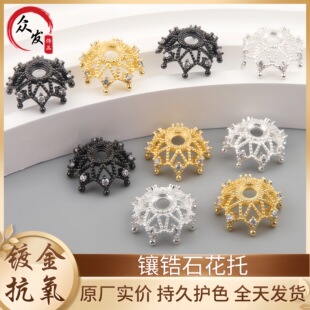 18K�~僽�߱�ɫ��ʯ�U�մ�̖���л�ñ��Ƭdiyˮ�������Ʒ���
