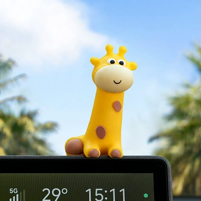 Car interior decoration Car ornaments - giraffe-lying-down-ornament-b-here-i-am