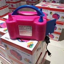 73005小粉打气筒电动气筒气球充气泵双孔电动打气泵220V充气工具