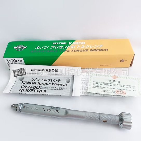 KANON中村原装交换式扭力扳手N6 12 25 50 100 200 280 440LCK