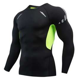 运动新款速干紧身衣男长袖健身篮球服内搭跑步训练服上衣打底T恤