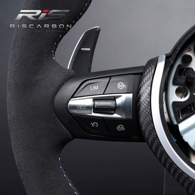 Suede Leather Blue Label | Steering wheel