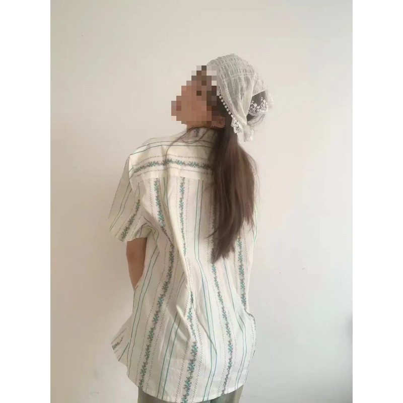 Japanese retro summer fresh comfortable shirt