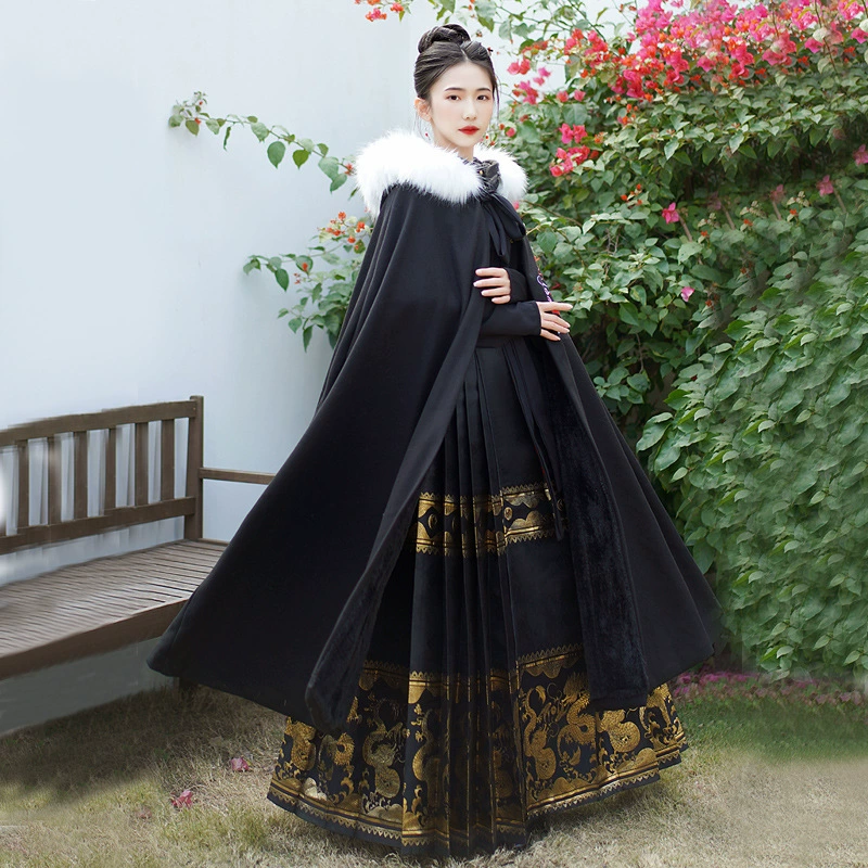 Оригинальная золотая дракон тяжелая промышленность ткацкая золотая конская юбка костюм женская новая китайская рубашка национальный стиль новый ежедневный китайский костюм юбка