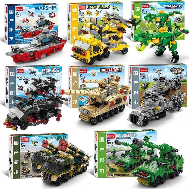 8970 mecha quân sự [8 bộ hoàn chỉnh/hộp màu]