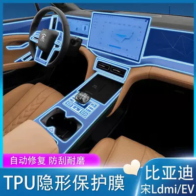 Car interior film: central control instrument panel, navigation screen