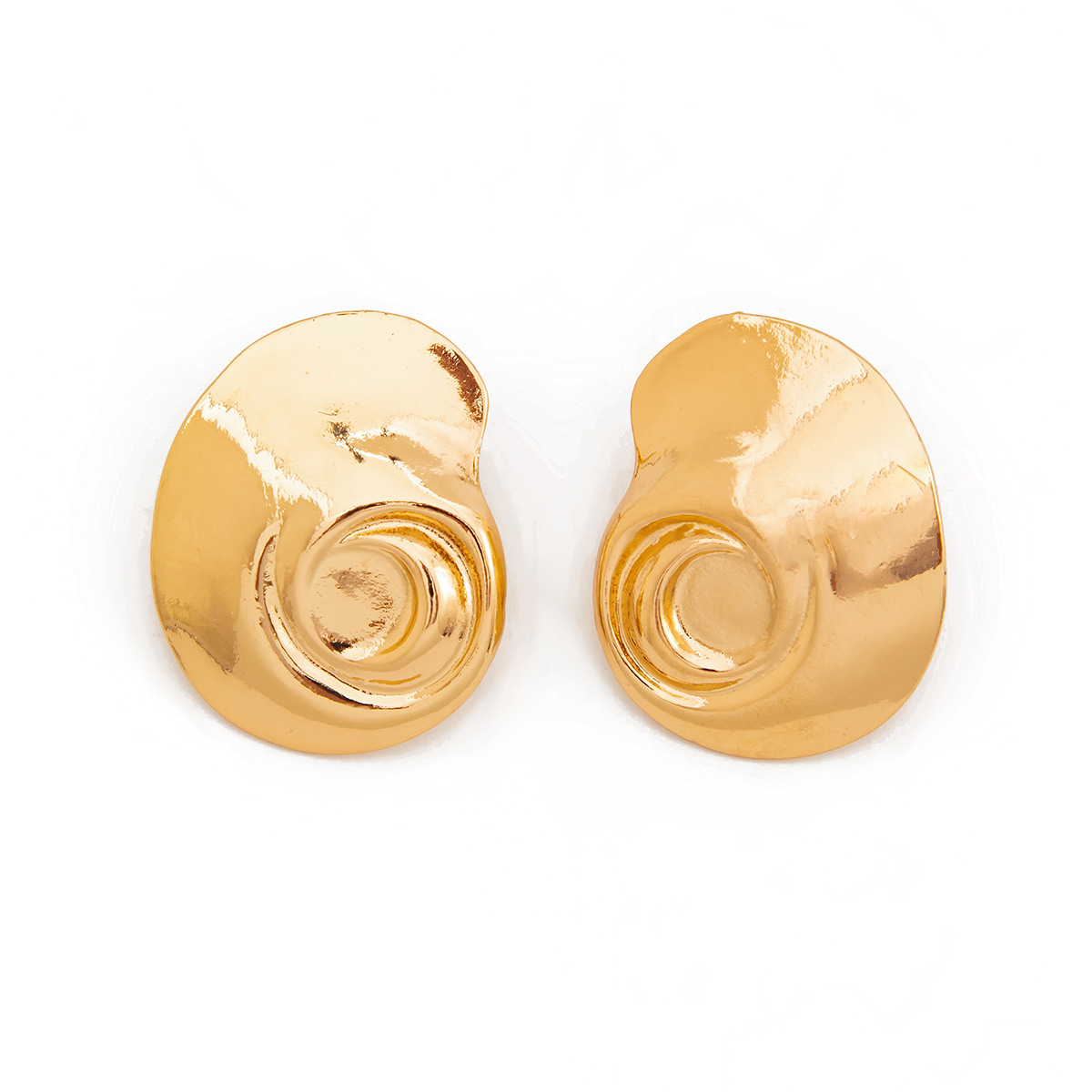 22g Weight Metal Ear Needle Material Drop Earrings, Ear Studs Classification 1 Pair Quantity Holiday, Street Occasion Metal Material Geometric, Heart Shape Pattern All Seasons Season Women's Gender Polished Finish Plating Design Retro, Classic Style Style 1 Pair Retro Classic Style Geometric Heart Shape Plating Metal Drop Earrings Ear Studs 48