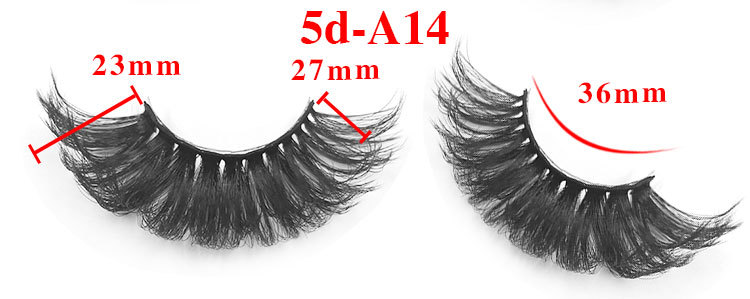 25mm Three Dimensional Lengthened Thick Exaggerated Mink-like False Eyelashes display picture 5
