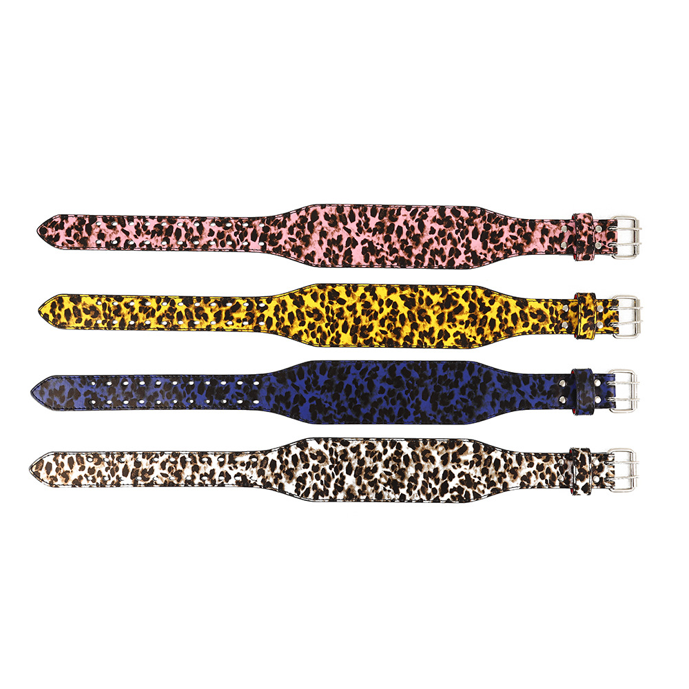 PU Fitness Sports Belt Weightlifting Hard Pull Training Belt Protector Unisex Multi-color Grain Belt