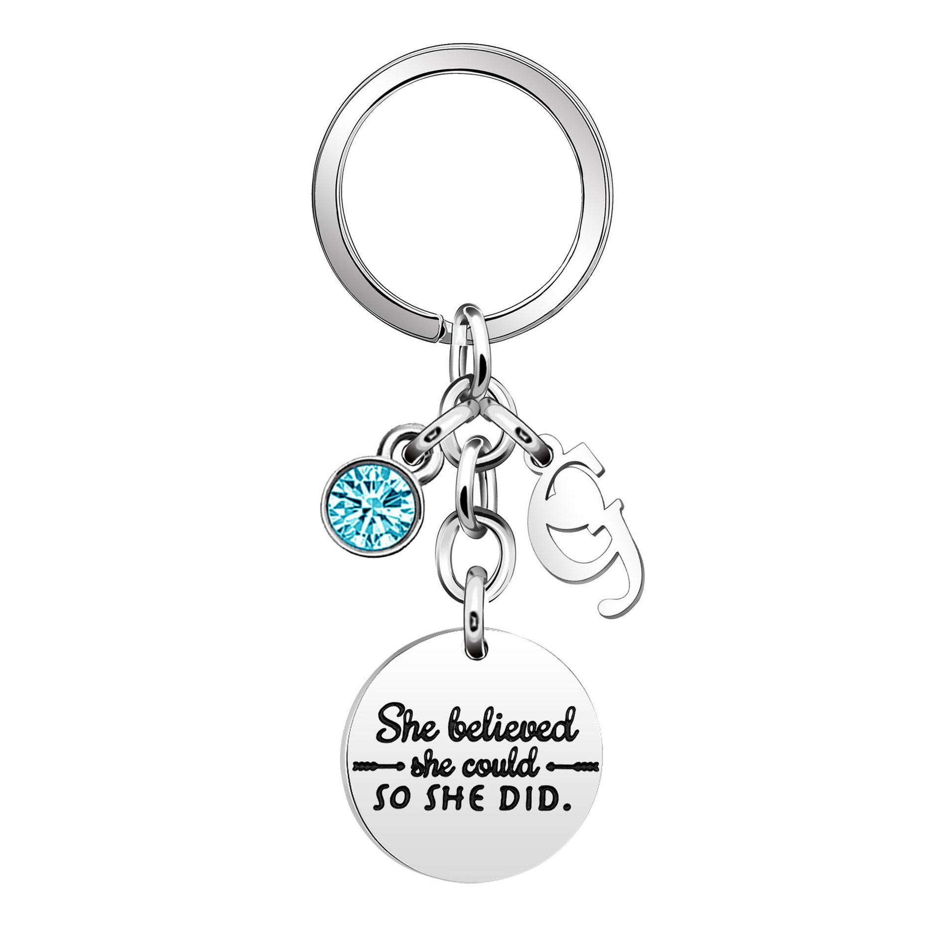 Keychain with letters, letter G